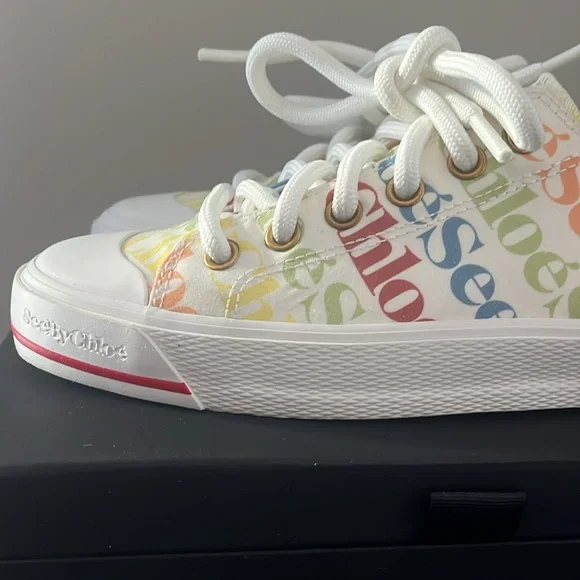 SEE BY CHLOE Colorful Tennis Sneakers - Picture 3 of 9